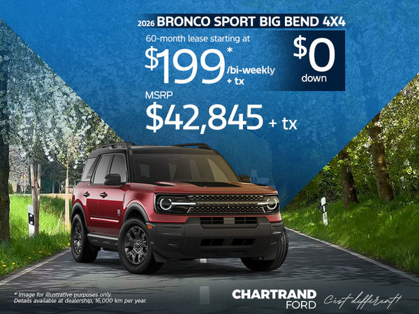 2026 Bronco Sport Big Bend 4x4