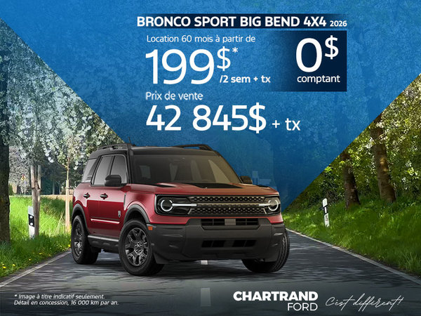 Bronco Sport Big Bend 4x4 2026