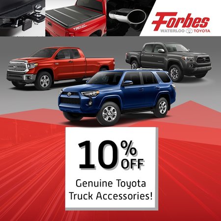 10% Off Genuine Toyota Truck Accessories!