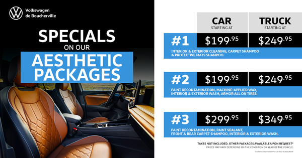 SPECIALS ON OUR AESTHETIC PACKAGES !