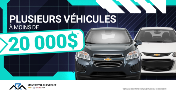 INVENTAIRE À MOINS DE 20 000$