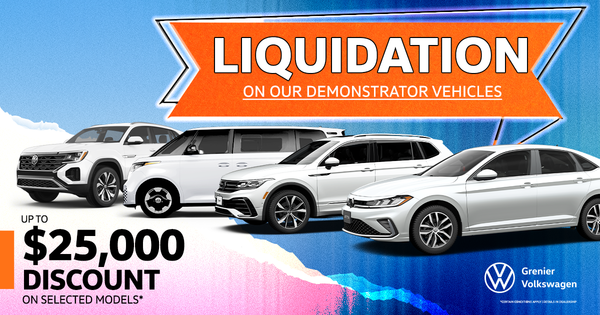 SEVERAL DEMONSTRATOR VEHICLES ON CLEARANCE !