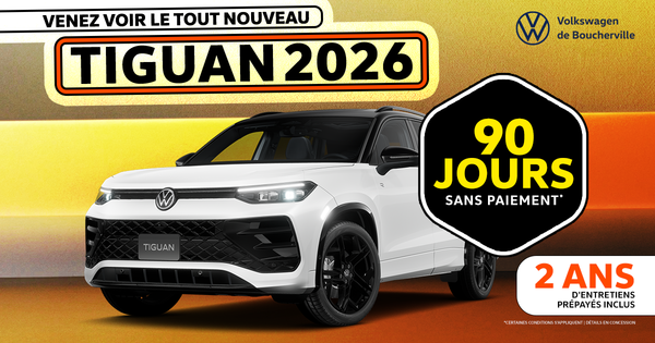 VENEZ VOIR LE TOUT NOUVEAU TIGUAN 2026 !