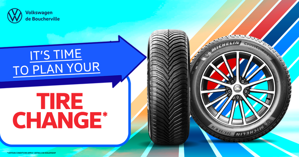 IT'S TIME TO PLAN YOUR TIRE CHANGE !