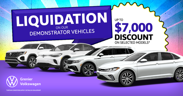 SEVERAL DEMONSTRATOR VEHICLES ON CLEARANCE !
