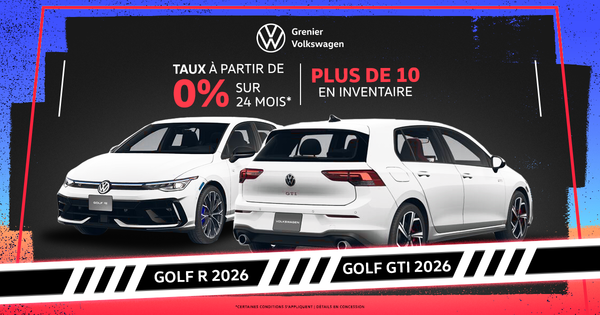 GOLF GTI ET R 2026 !