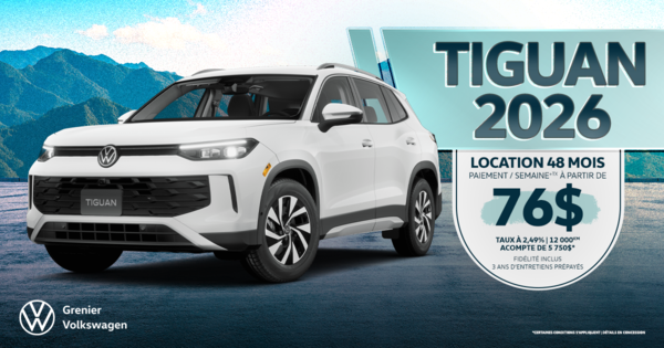 ROULEZ EN TIGUAN 2026 !