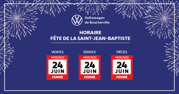 HORAIRE SAINT-JEAN-BAPTISTE