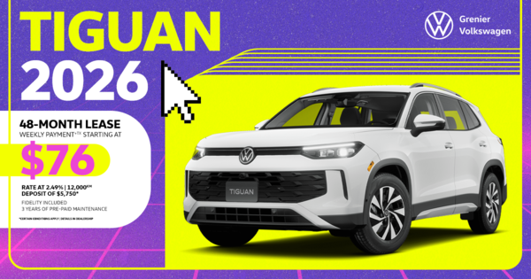 DRIVE THE 2026 TIGUAN !