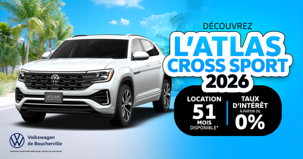 DÉCOUVREZ L'ATLAS CROSS SPORT 2026 !