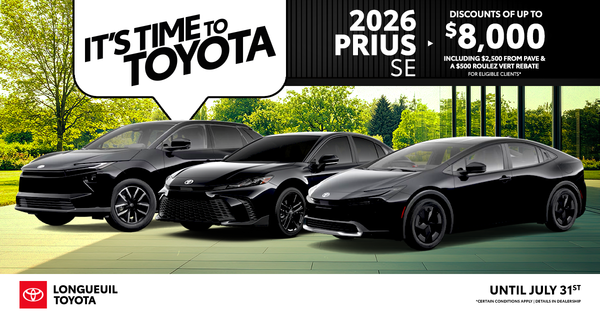 IT'S TIME TO TOYOTA !
