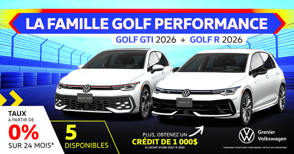 LA FAMILLE GOLF PERFORMANCE !
