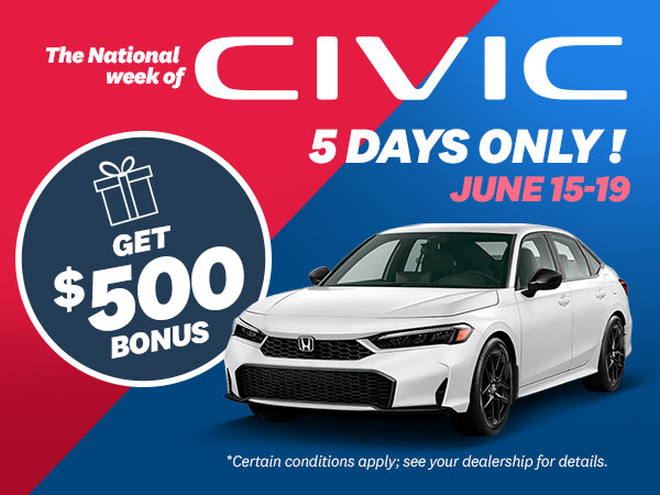 Honda Exclusive Event in Quebec!