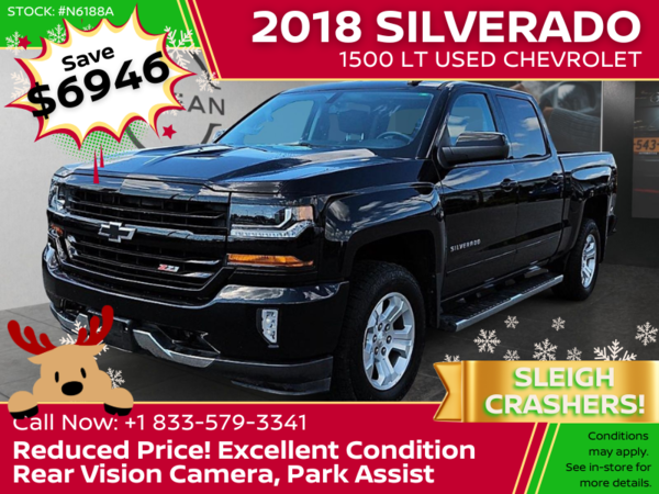 2018 Used Chevy Silverado Sleigh Crasher!