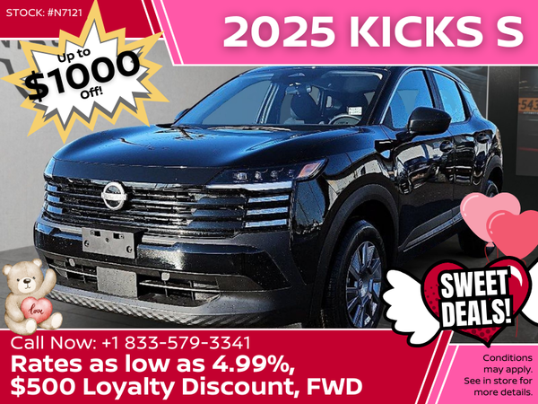 Sweet Deal 2025 Kicks S FWD N7121