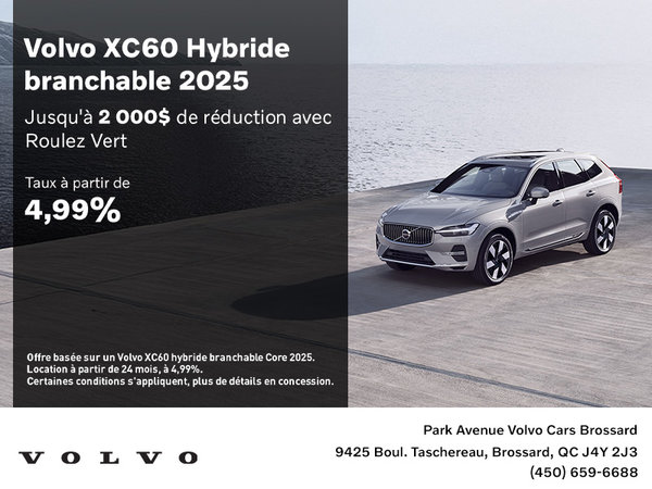 Volvo XC60 Hybride branchable 2025