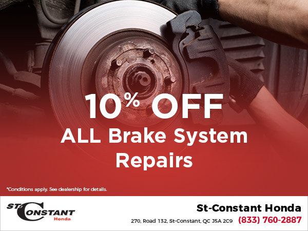 Get 10% Off All Brake System Repairs!