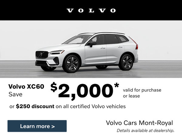 XC60 - VIP offer for Scotiabank employees