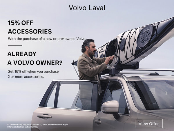 15% Off Volvo Accessories