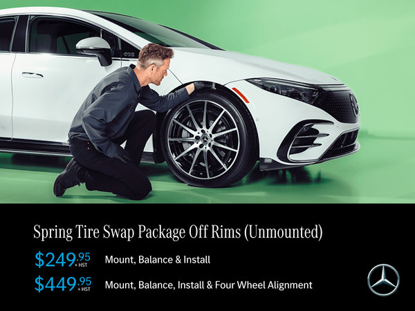 Spring Tire Swap Package - Off Rims (Unmounted)