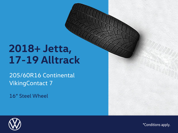 2018+ VW Jetta, 17-19 Alltrack Winter Tire Packages