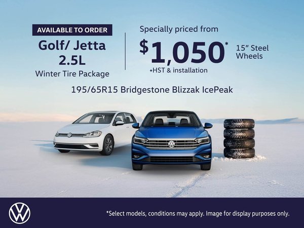VW Golf-Jetta 2.0-2.5L Winter Tire Packages