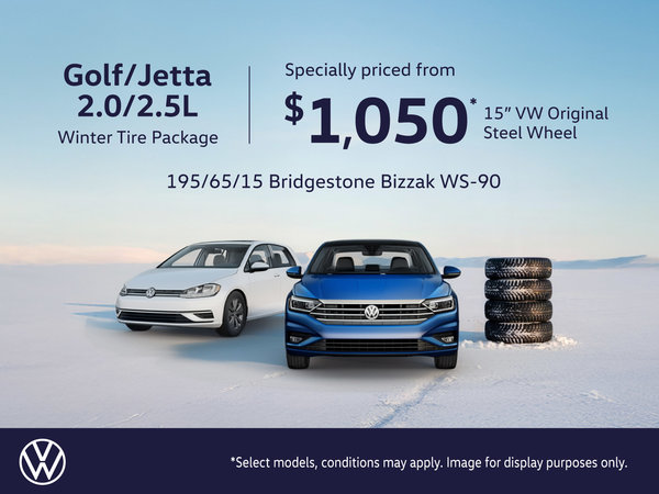 VW Golf-Jetta 2.0-2.5L Winter Tire Packages