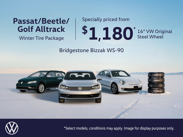 VW Passat, Beetle & Golf Alltrack Winter Tire Packages