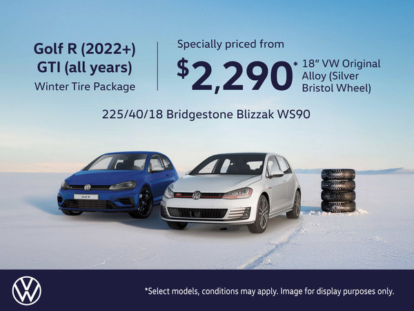 VW Golf R & GTI Winter Tire Packages