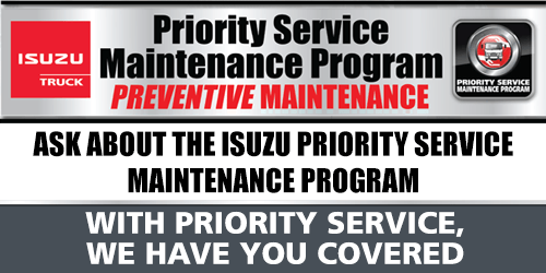 Isuzu Truck Priority Service Program