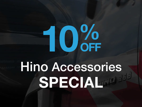 10% OFF Genuine Hino Parts