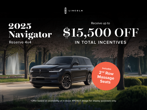 2025 Lincoln Navigator - Special Offer