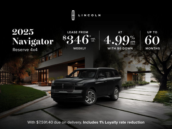 2025 Lincoln Navigator - Special Offer