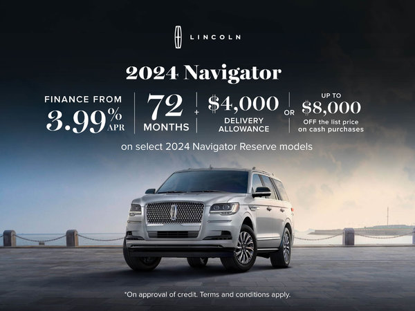 2024 Lincoln Navigator - Finance Offer