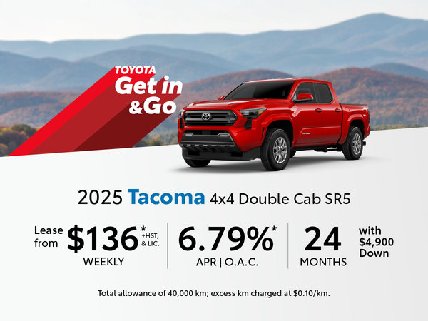 2025 Toyota Tacoma Lease and Finance Offers