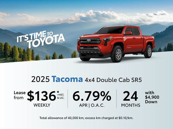 2025 Toyota Tacoma Lease and Finance Offers