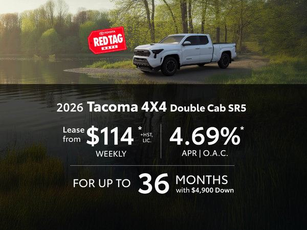 2026 Toyota Tacoma Lease and Finance Offers