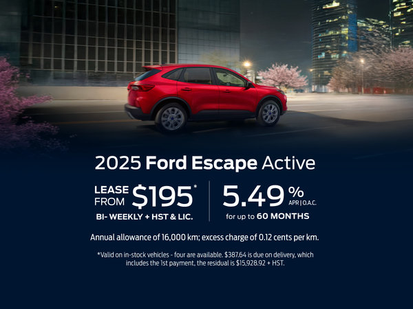 2025 Ford Escape Special Offer