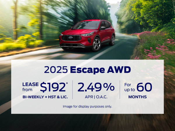 2025 Ford Escape Special Offer