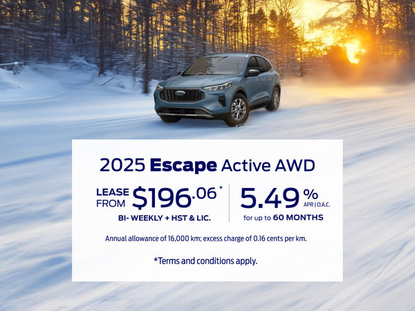 2025 Ford Escape Special Offer