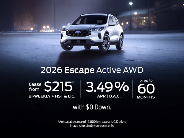 2026 Ford Escape Special Offer