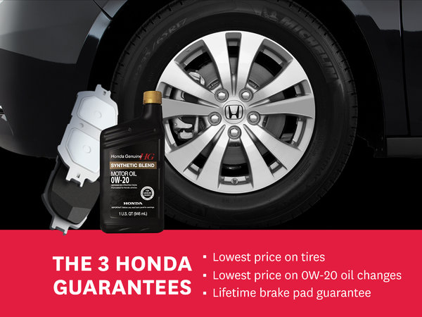 THE 3 HONDA GUARANTEES