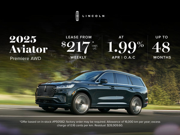 2025 Lincoln Aviator - Special Offer