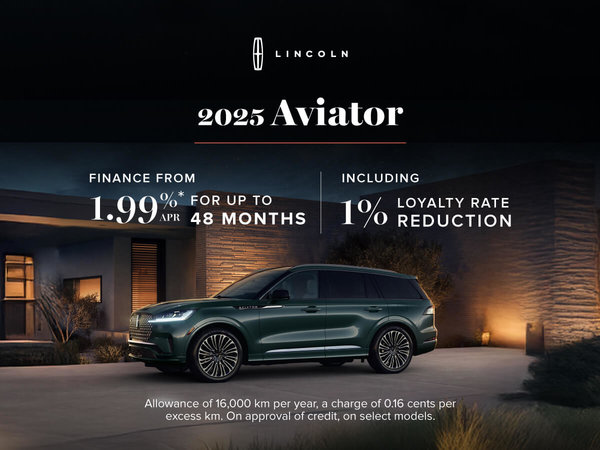 2025 Lincoln Aviator Special Offer in Brampton