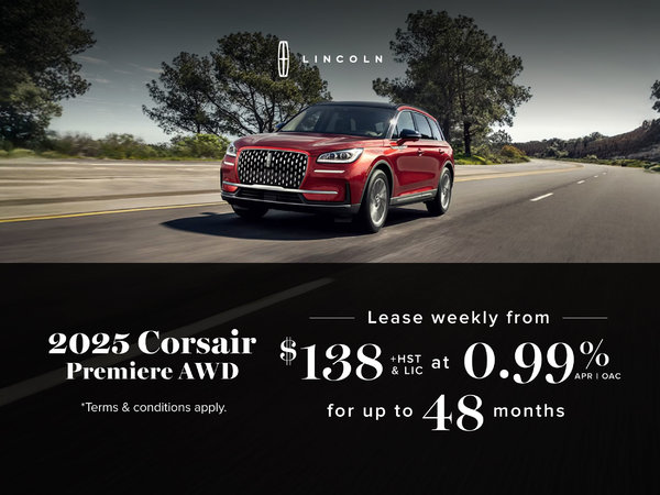 2025 Lincoln Corsair Special Offer