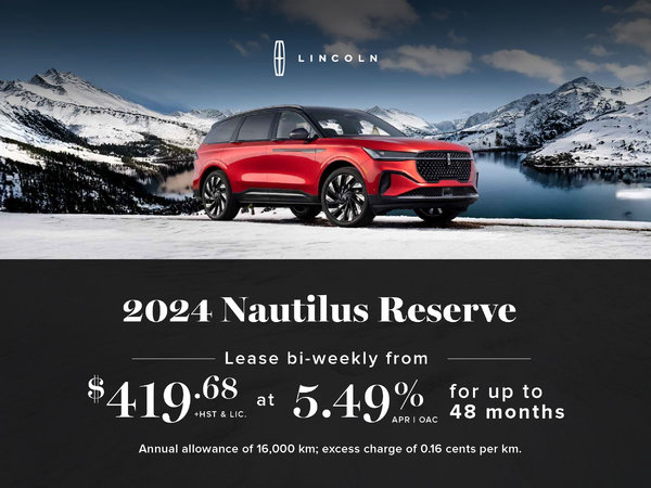 2024 Lincoln Nautilus Special Offer