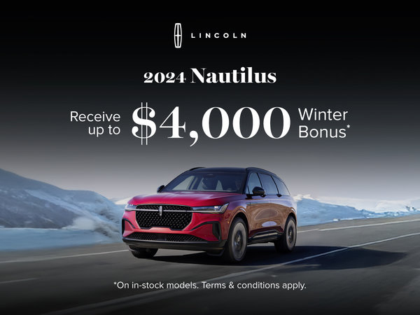 2024 Lincoln Nautilus Special Offer