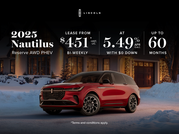 2025 Lincoln Nautilus Special Offer