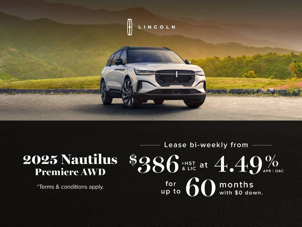 2025 Lincoln Nautilus Special Offer