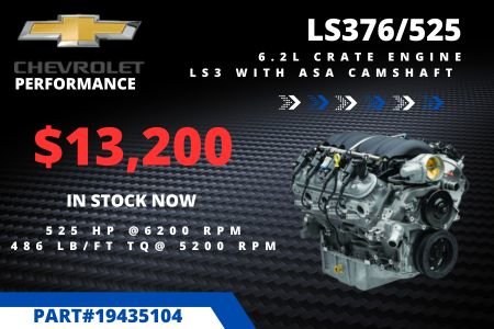 Chevrolet Performance LS376/525 Engine